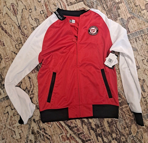 WASHINGTON NATIONALS MLB New Era Herren Jacke mit Reißverschluss Medium - Bild 1 von 4