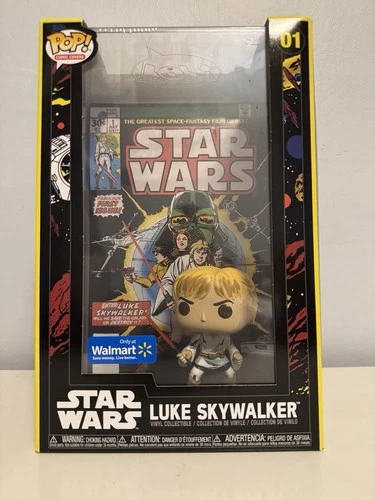 Funko Pop! Comic Book Cover with Case: Star Wars - Luke Skywalker - Walmart #01