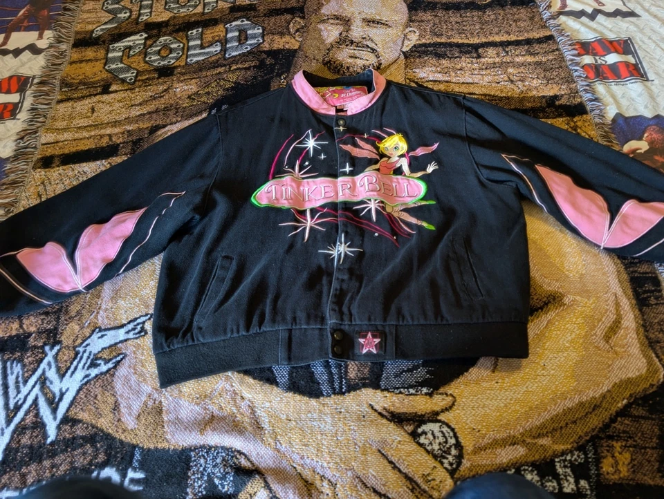 Chaqueta de Colección Tinker Bell Diseño JH NASCAR Disney Juventud 2XL 13-14 Foto 2 de 4