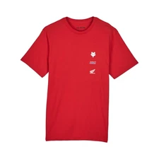 Fox Racing Fox x Honda II Premium Tee T-Shirt Premium UltraSoft Cotton Flame Red