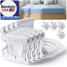 Upgrade Bed Sheet Holders for Corners, 4Pcs Heavy Duty Bed Sheet Locks and 4Pcs