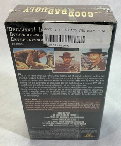 MGM/UA Screen Epics The Good, the Bad and the Ugly VHS 2-Tape Set 1998 SEALED - Imagen 3 de 6