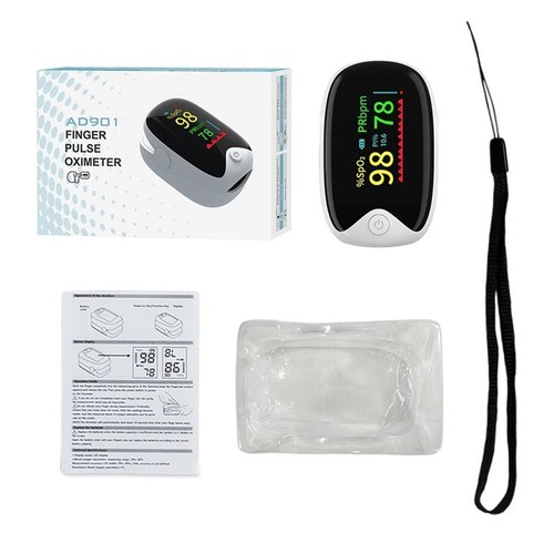 .Finger Oximeter Saturometer Oxygen Saturation Pediatric Oximetro Heart Rat NEW - Picture 7 of 10