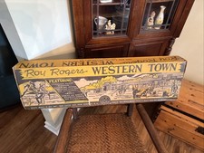Vintage Marx Roy Rogers Western Town 4258 Box Only