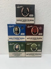 Limited Edition Dr. Squatch STAR WARS Men’s Soap; ALL 5 Scents/characters 5 bars