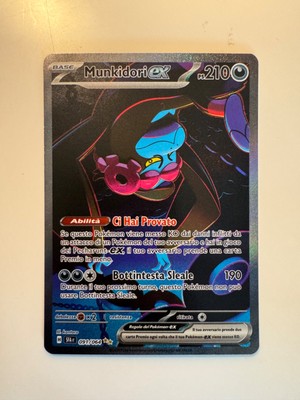 Pokemon Karte   Munkidori ex   Shrouded Fable 091/064   SIR   ITA   MINT