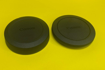 Original Canon Objektiv Staubkappe RF PC-GF30 Vorder- und Rückseite