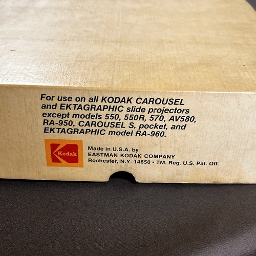 Kodak VTG Carousel Transvue 140 Slide Tray In Original Box - Holds 140 Slides - Picture 3 of 8