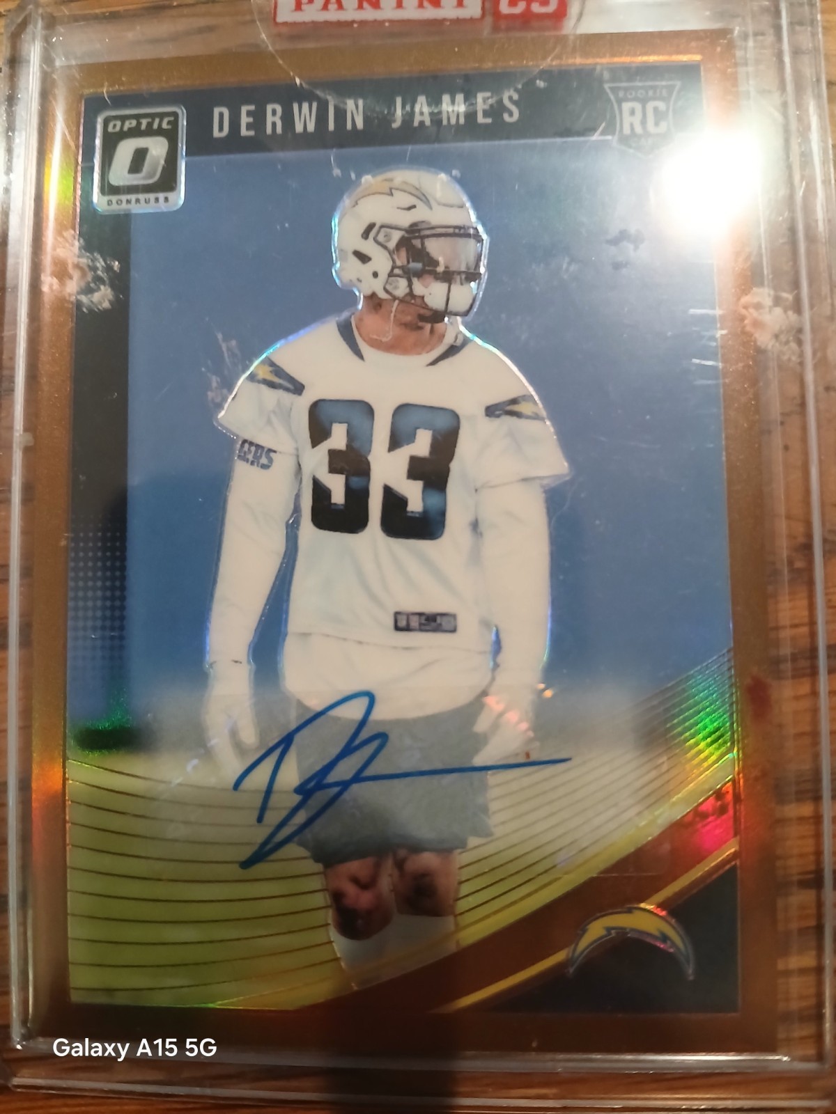 2018 Donruss Optic Derwin James Rookies Auto RC Bronze #108 Chargers