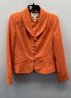 Tower Hill Women's 2-Piece Skirt Suit Set Orange Blazer Pencil Skirt Sz 6 — photo 2