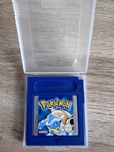 Pokemon Blue Version Game Boy Nintendo Cartridge PAL