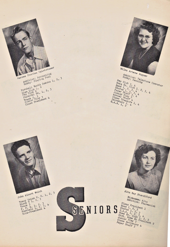 1949 Hot Springs High School Yearbook Savage, Hot Springs, Montana - Picture 4 of 24