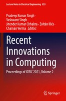 Pradeep Kumar Singh (U. A.) | Recent Innovations in Computing | Taschenbuch | Xv