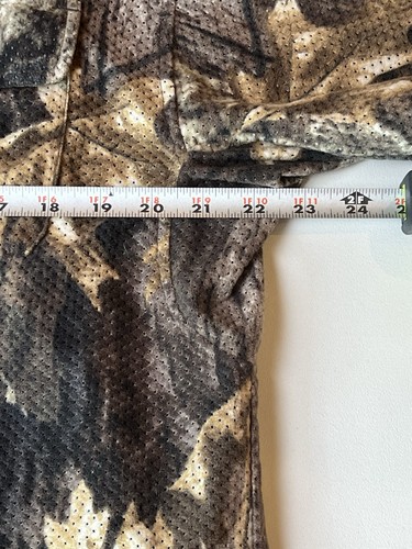 Columbia Shirt Mens XL Camo Camouflage Timberwolf Button Up Vented Outdoor - Picture 6 of 7