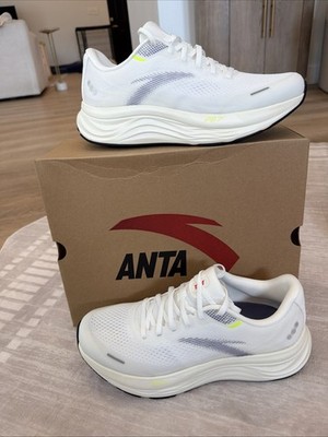 Anta PG7 Men s Runner Size 9.5 White Blue 1125B5546A-2
