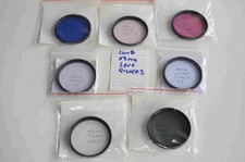 Lot B of 7 58mm lens filters for Nikon, Canon, Sony, Minolta, etc.