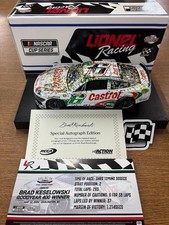 SIGNED 2024 BRAD KESELOWSKI 6 DARLINGTON RACE WIN CASTROL AUTOGRAPHED 1/24 CAR