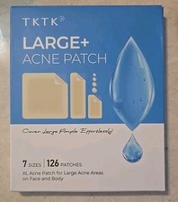 Large Pimple Patches 7 Sizes 126 Patches , XL Acne Patches for Zit Breakout