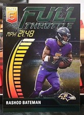 2023 Panini Donruss Elite - Full Throttle Rashod Bateman #FT-RB Green
