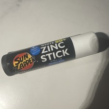 Sun Zapper Zinc Oxide Sunscreen Stick Mineral White SPF 50 Water Resistant f...