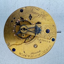 Antique 18s 1882 Appleton Tracy Co. Hunter Pocket Watch Movement Waltham