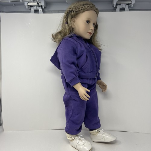 My Twinn Doll 23" with Freckles white body blonde hair gray eyes Poseable - Picture 14 of 24