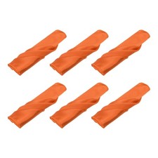 6pcs Cloth Napkins Orange Satin Table Napkins Polyester Table Napkin,17x17 Inch
