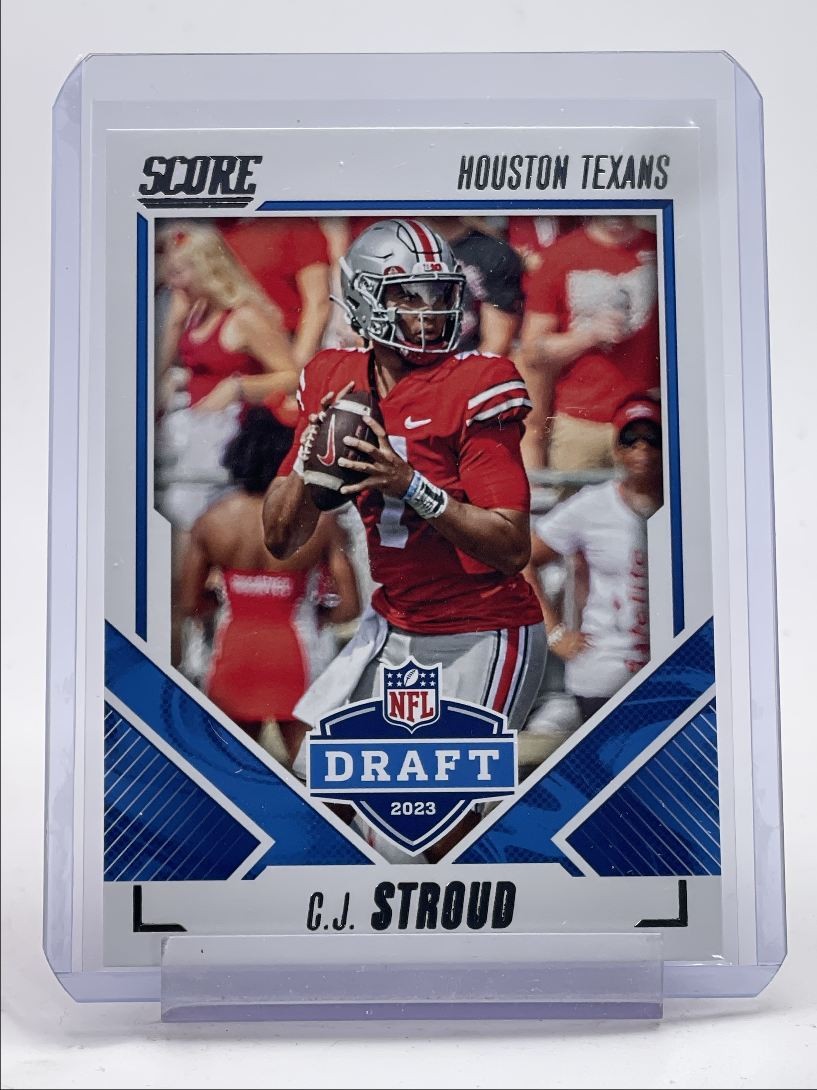 C.J. STROUD 2023 SCORE FOOTBALL ROOKIE NFL DRAFT TEXANS #3 RC Q2550