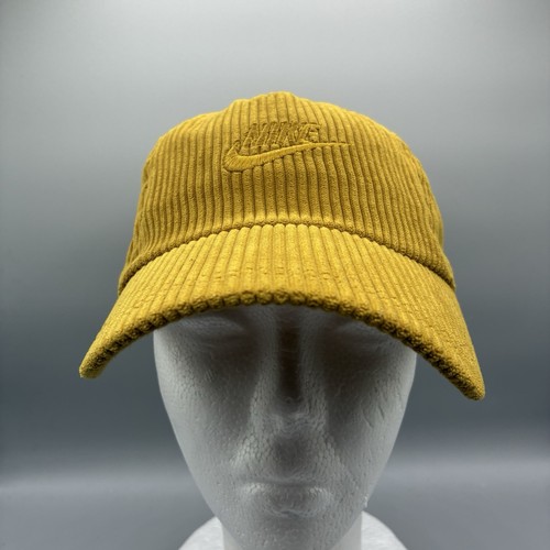 Nike Club Cap Unstructured Corduroy Hat Women’s M/L Bronzine - Picture 2 of 7