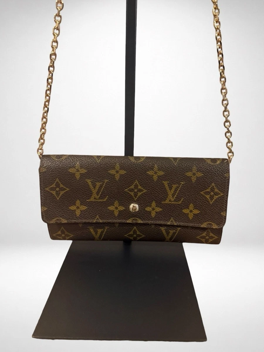 louis vuitton wallet chain products for sale | eBay