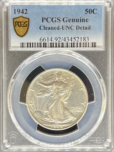 1942 Walking Liberty Half Dollar UNC Details PCGS (#PA43452183)