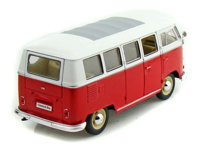 1963 VW Volkswagen T1 Bus Welly Kid Classic Metal Model Diecast