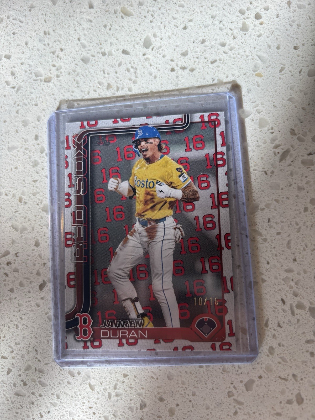 2025 Topps Series 2 Jarren Duran Player Number Variation /16
