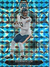 2024 Panini Mosaic #39 Keenan Allen Mosaic Reactive Blue