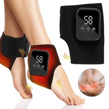 Fußmassagegerät Fußmassage Bein Fuß Knöchel Relax Heiz Vibration Massagegerät DE