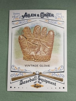 Vintage Glove 2018 Topps Allen & Ginter Equipment of the Ages #BEA-1 FF420