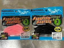 GEECRACK Pikpik Pin Tails 3" Set of 2 Pink Black 897925