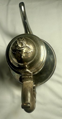 Vintage versilberte Kaffee Teekanne Kanne - Bild 4 von 9