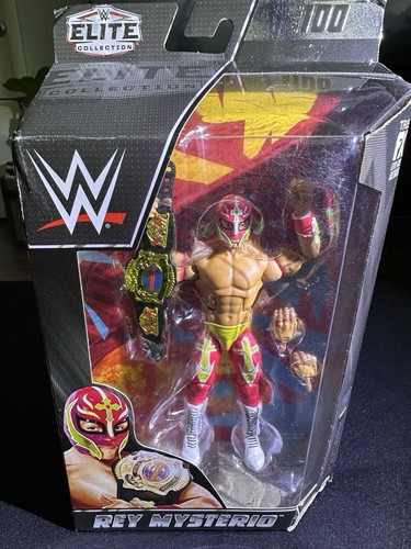 WWE Rey Mysterio Mattel Action Figure Elite Collection Series 100 - Picture 2 of 4