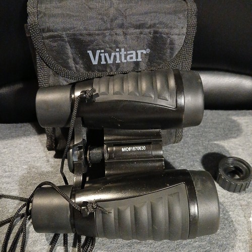 Vivitar Fernglas 5 x 30 mit Trageriemen, Tragetasche & Stofflinsenwischer schwarz - Bild 3 von 5