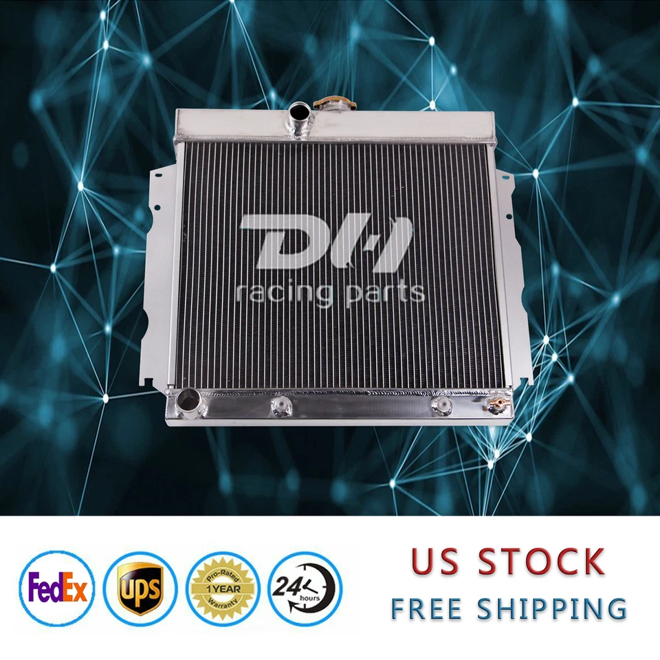 Radiador de 3 filas para Dodge Charger/Coronet 1963-1967 Plymouth/Belvedere 1966-1969 Foto 2 de 4