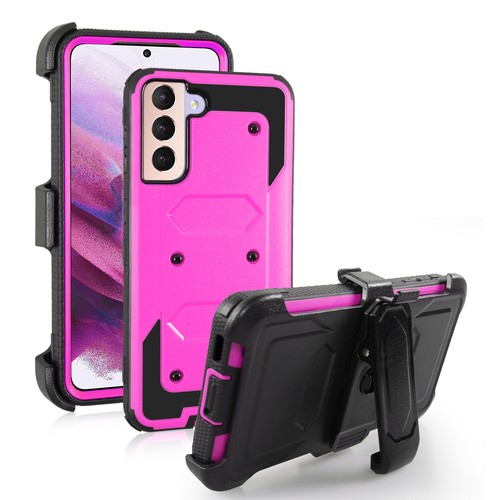 For Samsung Galaxy S21/S21+/S21 Ultra Shockproof Hybrid Case W/Stand Belt Clip - Picture 24 of 29