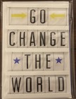 “Go Change The World” Hallmark Signature Card Congratulations Graduation New
