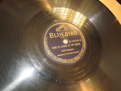 78RPM Bluebird Cliff Nazarro (Doubletalk) - Ill Remember / Learn 2 Tap Dance VV-