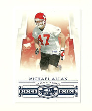 2007 Donruss Threads Retail Blue #152 Michael Allan /350 Chiefs Whitworth
