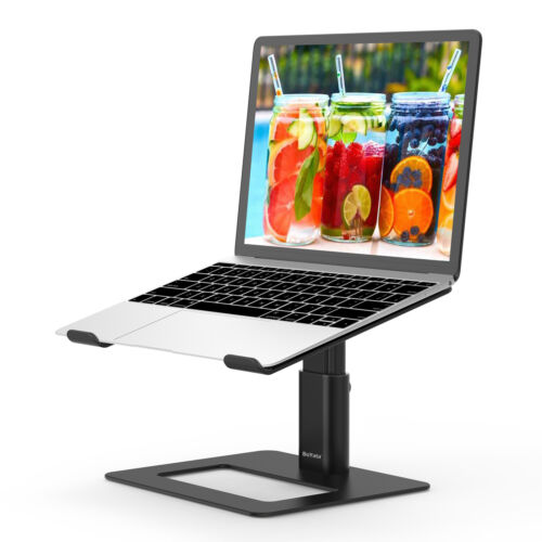 Laptop Stand Adjustable Computer Stand for Desk Ergonomic Aluminum Holder 10-16" - Picture 1 of 40