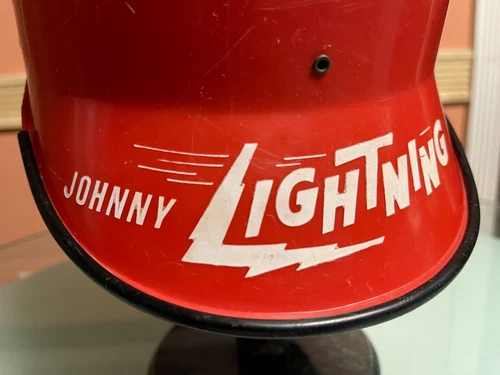 JOHNNY READY 2 RACE! (RARE) PREOWNED ORIGINAL 60'S TOPPER JL RACE TRACK HELMET