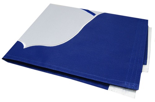 12x18 Treasurer Blue 12"x18" Double Sided Nylon Embroidered Flag Grommets - Picture 5 of 10