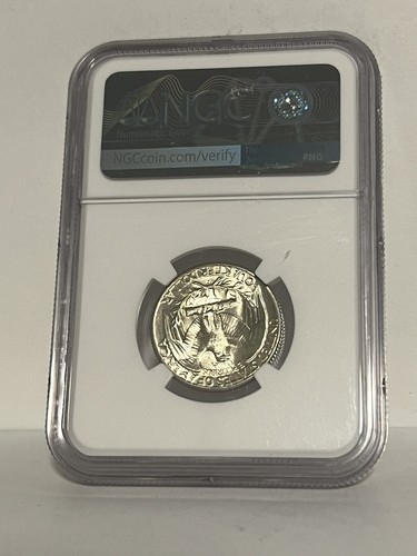 1946 D SUPERB GEM WASHINGTON QUARTER NGC MS 67 - Picture 2 of 2