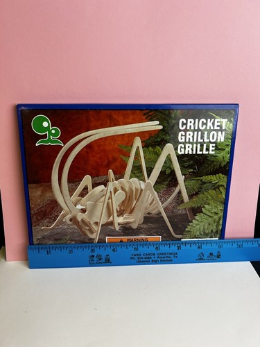 IQ Assembling Products Series 040692 CRICKET GRILLON GRILE Wooden Model NEW! - Picture 4 of 4